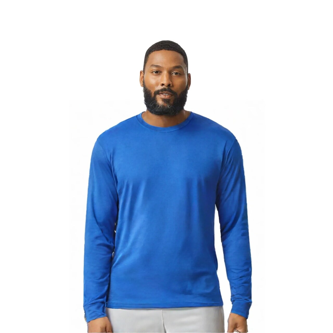 Gildan Performance Long Sleeve Crewneck T-Shirt for Workwear & Custom Printing Outdoor Use Tee